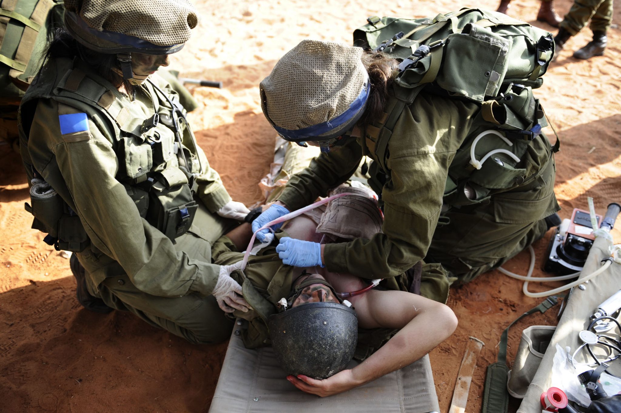 IDF smart watch for medics documents the incident and soldiers' vitals to free the medic to work 