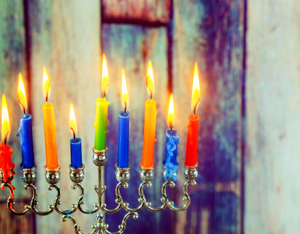 Star Of David Hanukkah Menorah